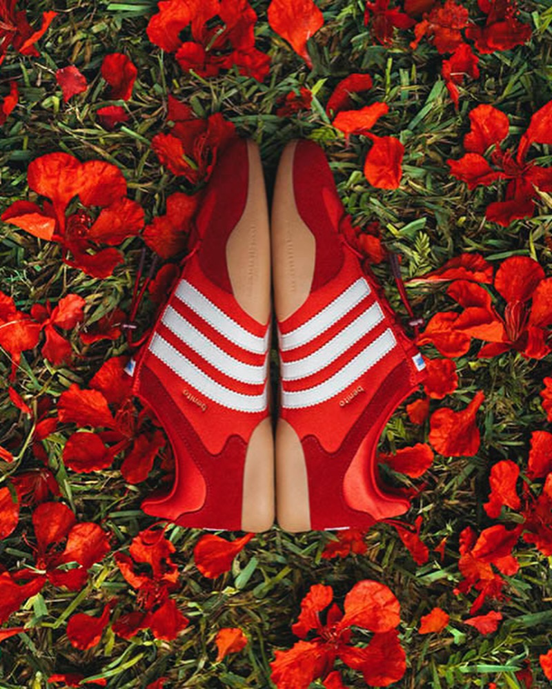 Bad Bunny x adidas Ballerina “Flamboyan”