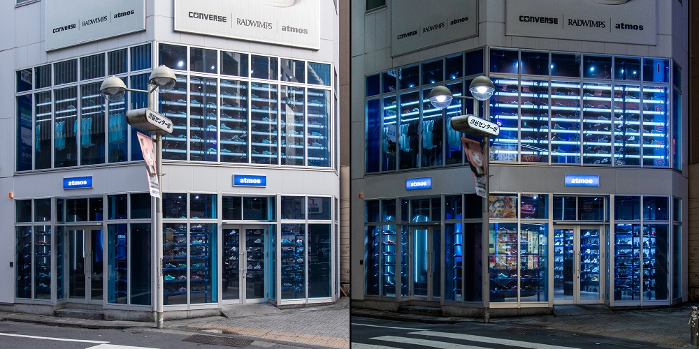 atmos渋谷店が「NIGHT CLUB」をコンセプトにリニューアルオープン