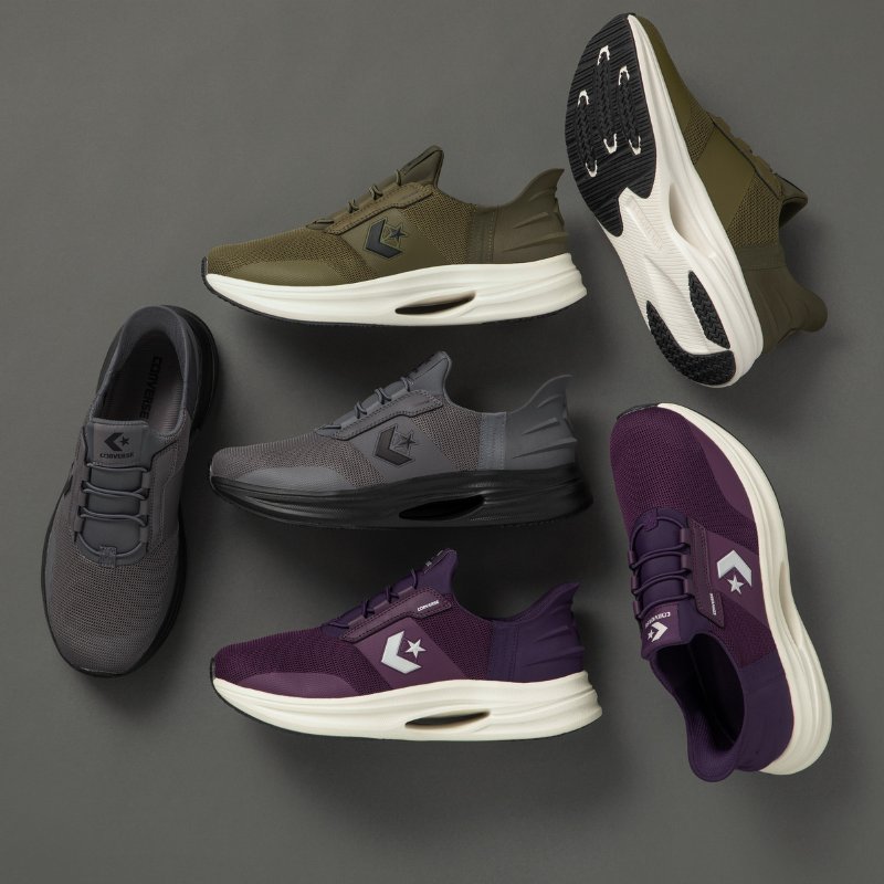 9月30日発売｜CONVERSEのハンズフリーシューズ「スリットスライド」に深みのある新色が登場
