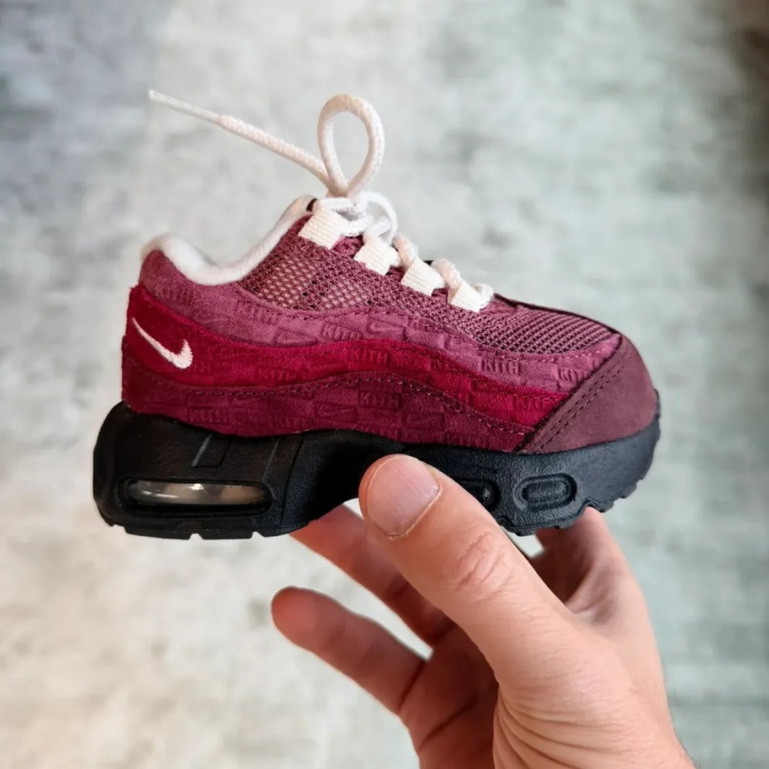 KITH x Nike Air Max 95 Kids “Burgundy”