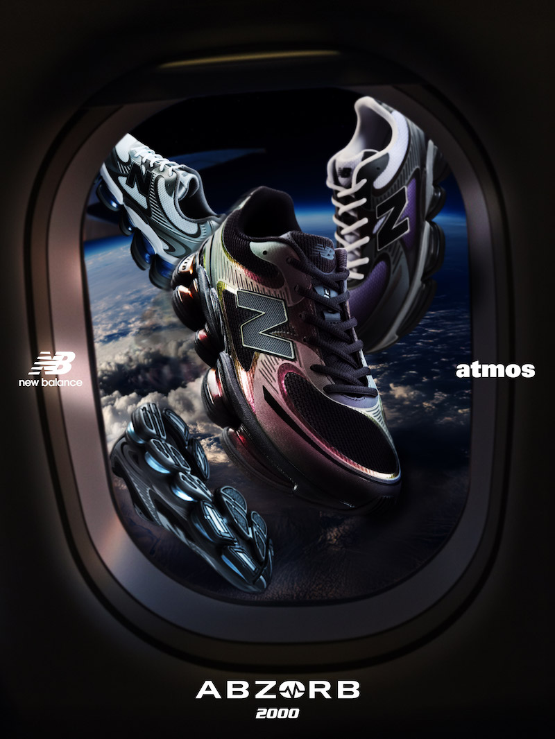 12月10日発売｜「New Balance」独自のテクノロジー『ABZORB』搭載モデル”2000”と”2010”の「atmos」エクシクルーシブカラーが発売