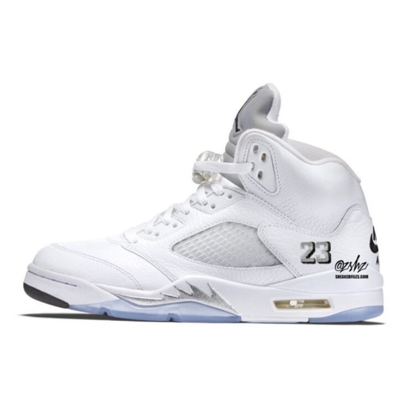 Air Jordan 5 Retro OG “White Metallic”