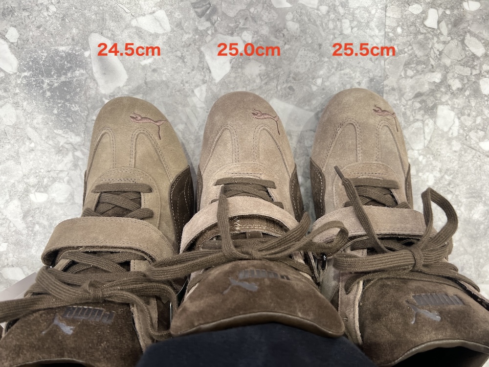 Puma Speed Cat sizing guide