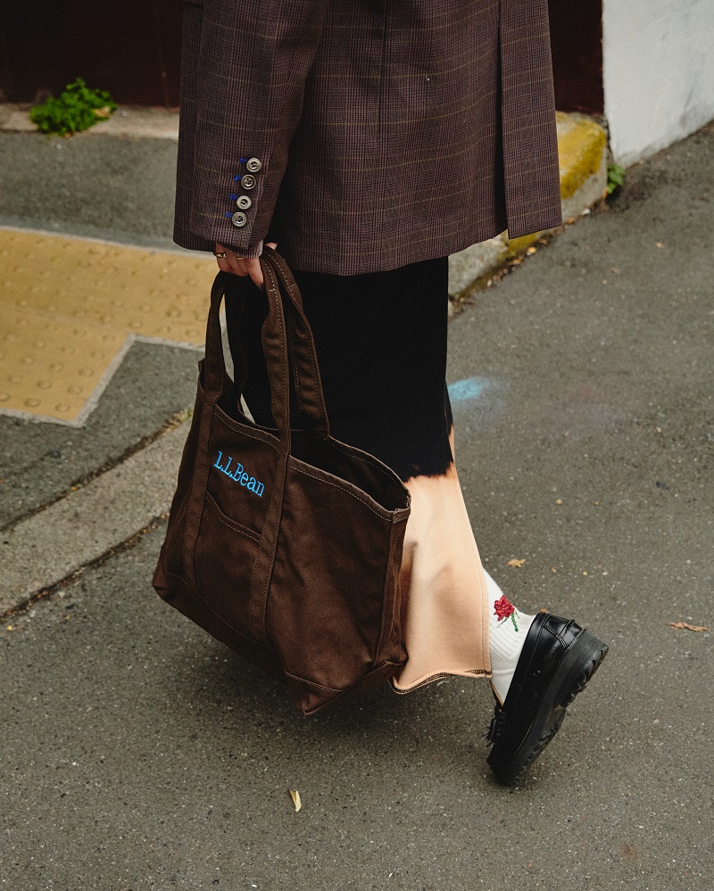 「L.L.Bean」人気トートバッグ グローサリー・トートの ROSE BUD 別注コレクション