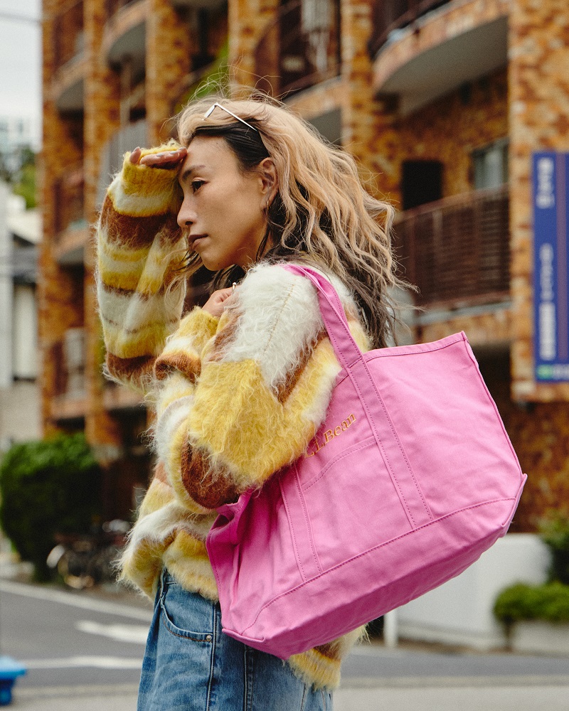 「L.L.Bean」人気トートバッグ グローサリー・トートの ROSE BUD 別注コレクション