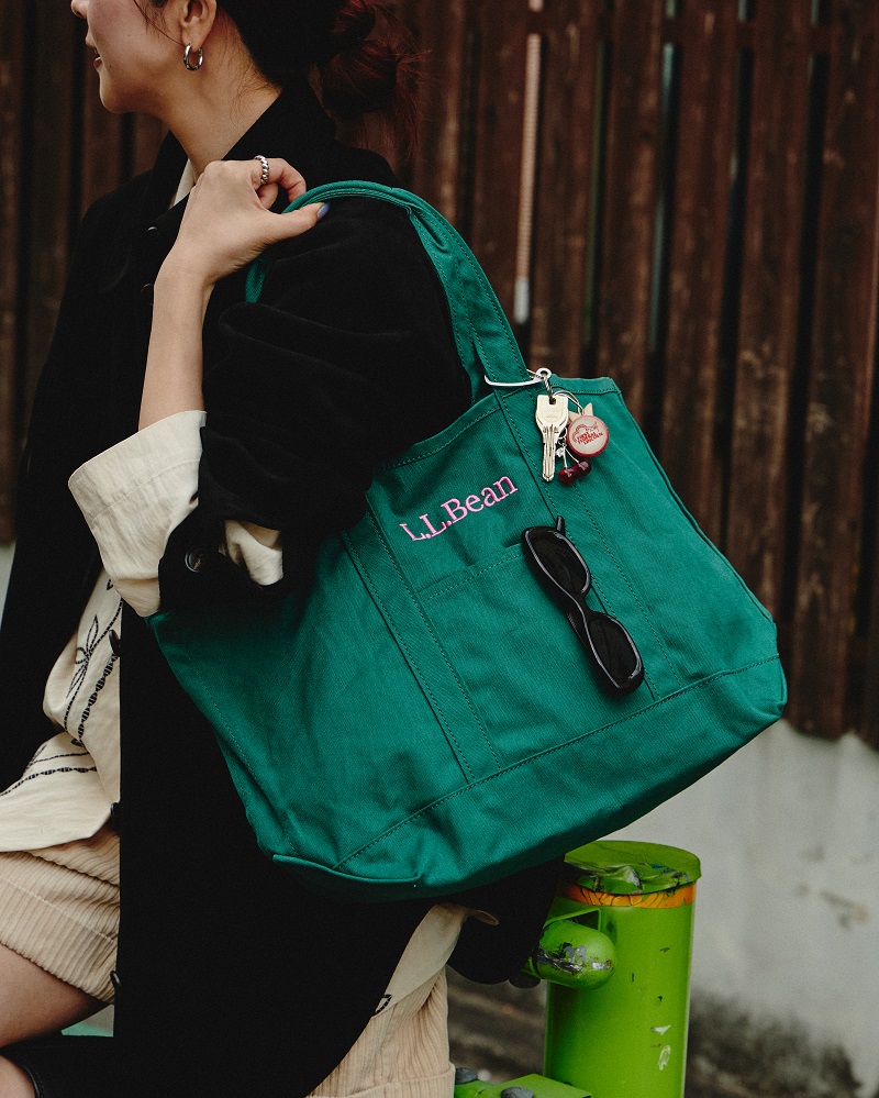 「L.L.Bean」人気トートバッグ グローサリー・トートの ROSE BUD 別注コレクション