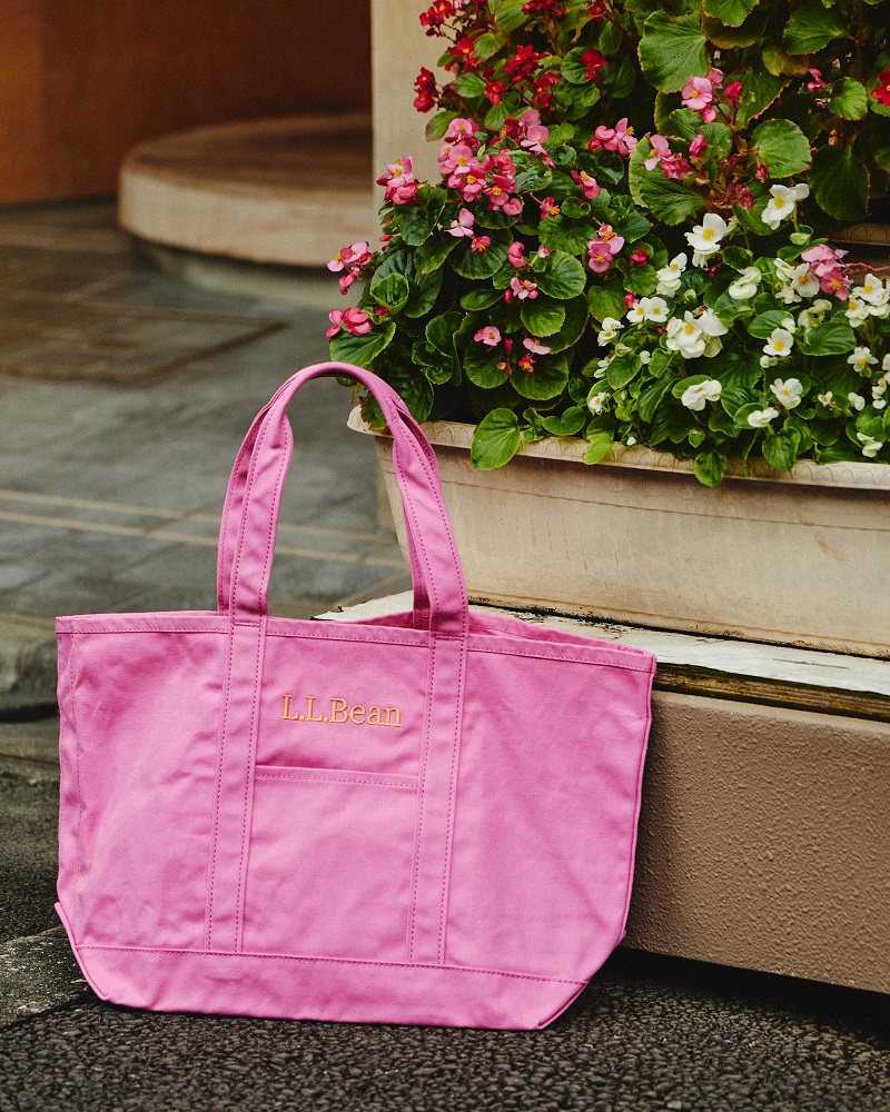 「L.L.Bean」人気トートバッグ グローサリー・トートの ROSE BUD 別注コレクション
