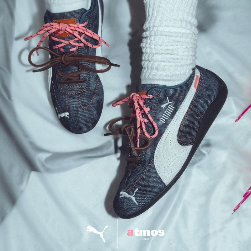 予約受付中/12月12日発売｜atmos pink が PUMA との最新別注モデル 『SPEEDCAT ATMOS PINK DENIM』を発売