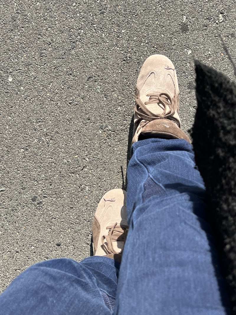 Puma Speedcat Wedge on foot walking