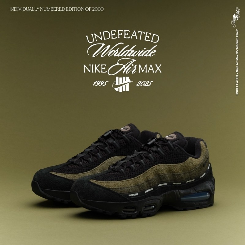 12月12日,14日,28日発売｜Undefeated x Air Max 95 SP “Geo Exclusives Pack” の定価・抽選・販売店舗情報