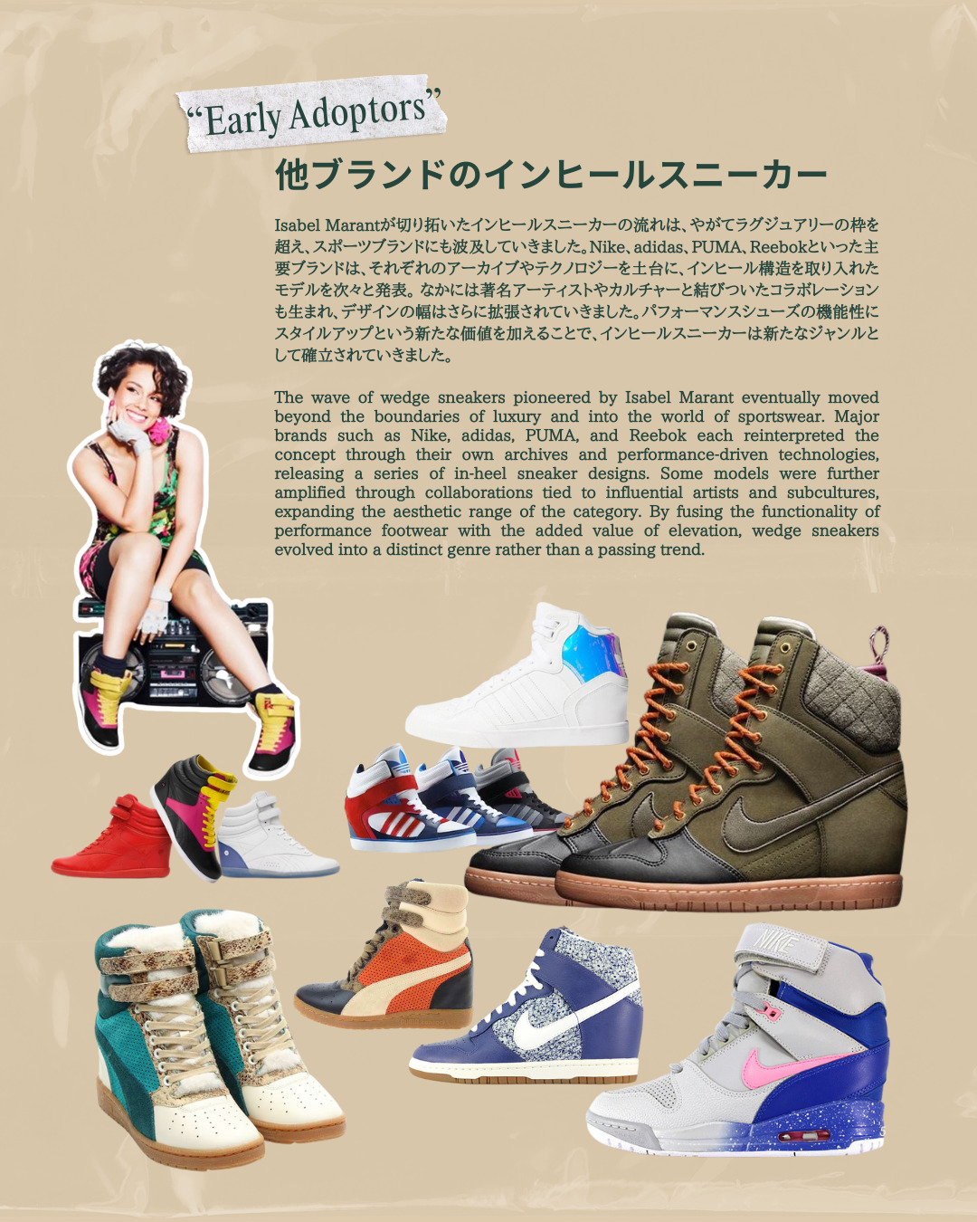 wedge sneakers of sneaker brands