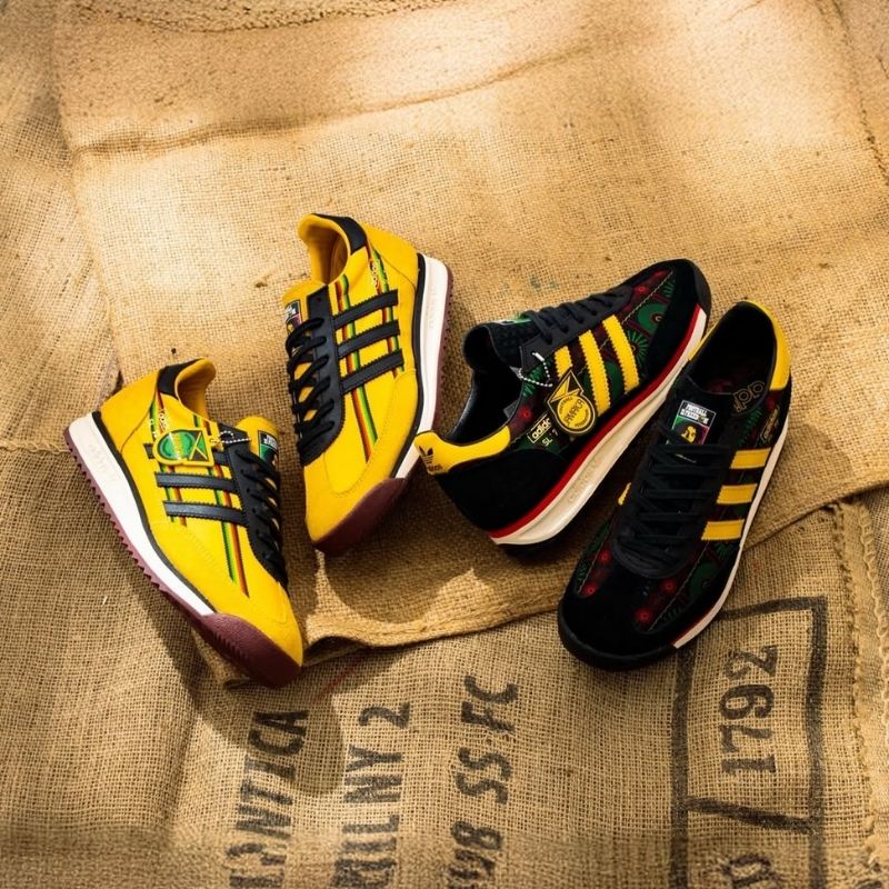 Bob Marley x adidas SL 72 & samba