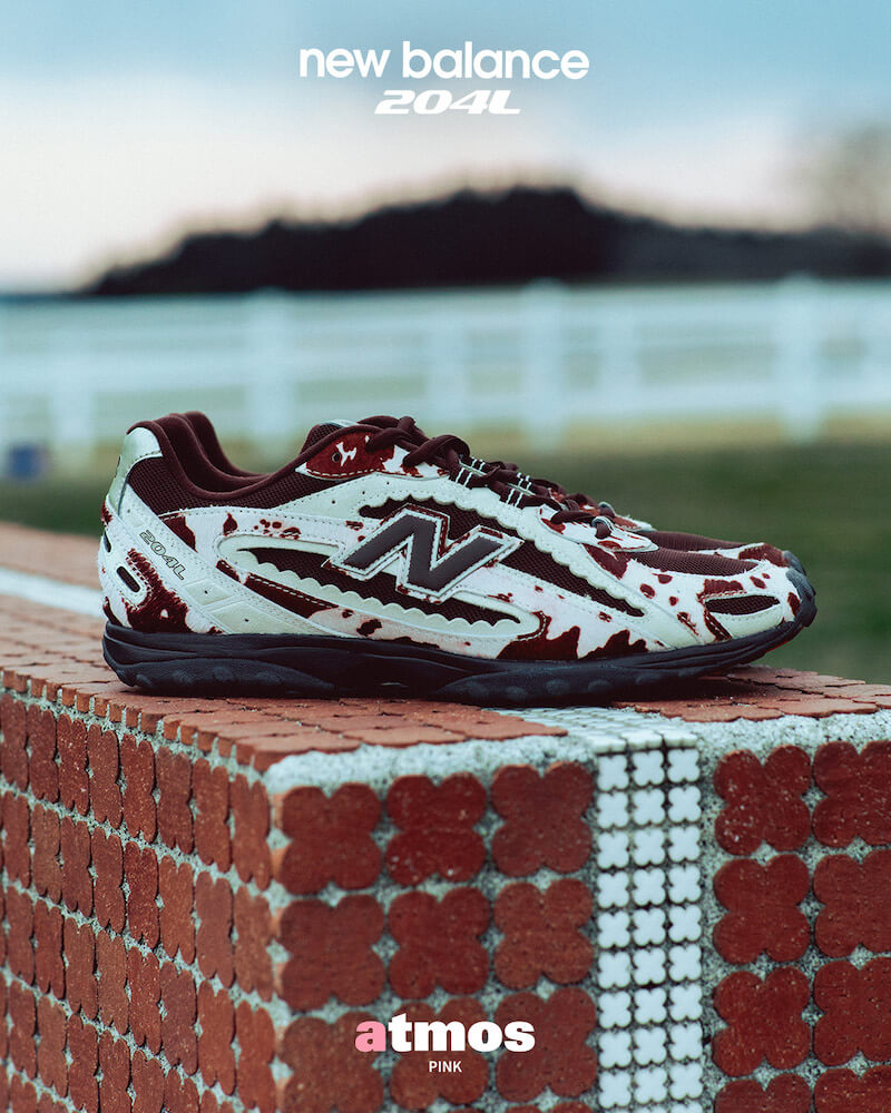 3月13日発売｜「atmos pink」別注モデルの「New Balance」”U204L”がアニマル柄で登場