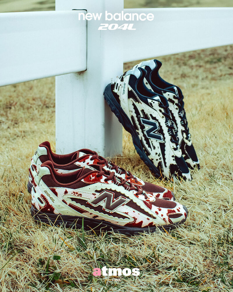 3月13日発売｜atmos pink別注モデルNew Balance”U204L”がアニマル柄で登場 “Cowgirl”をテーマに個性が引き立つ一足