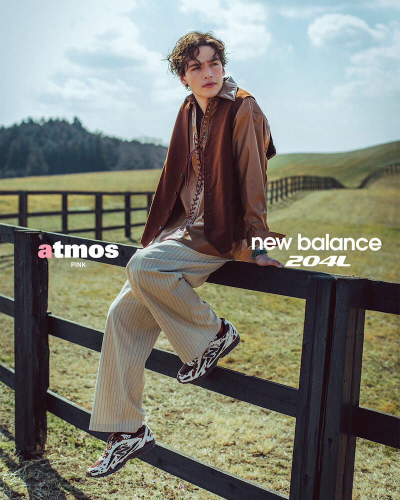 3月13日発売｜「atmos pink」別注モデルの「New Balance」”U204L”がアニマル柄で登場