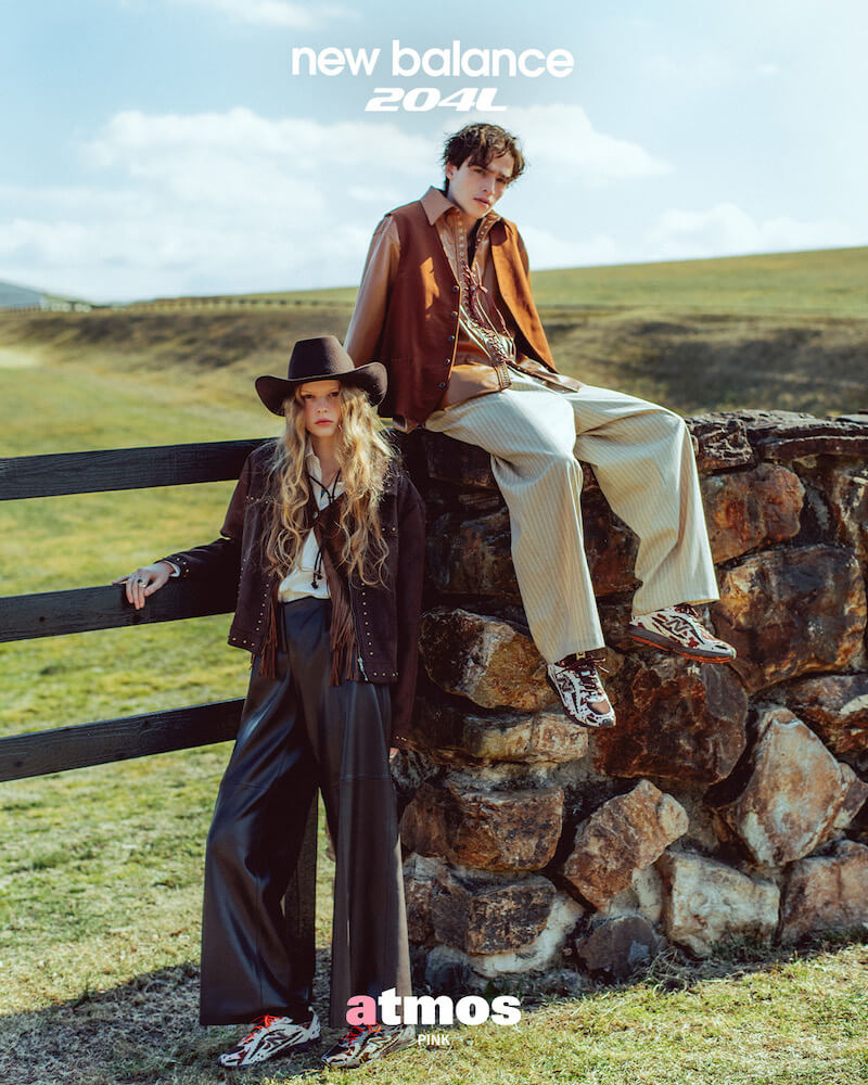 3月13日発売｜「atmos pink」別注モデルの「New Balance」”U204L”がアニマル柄で登場