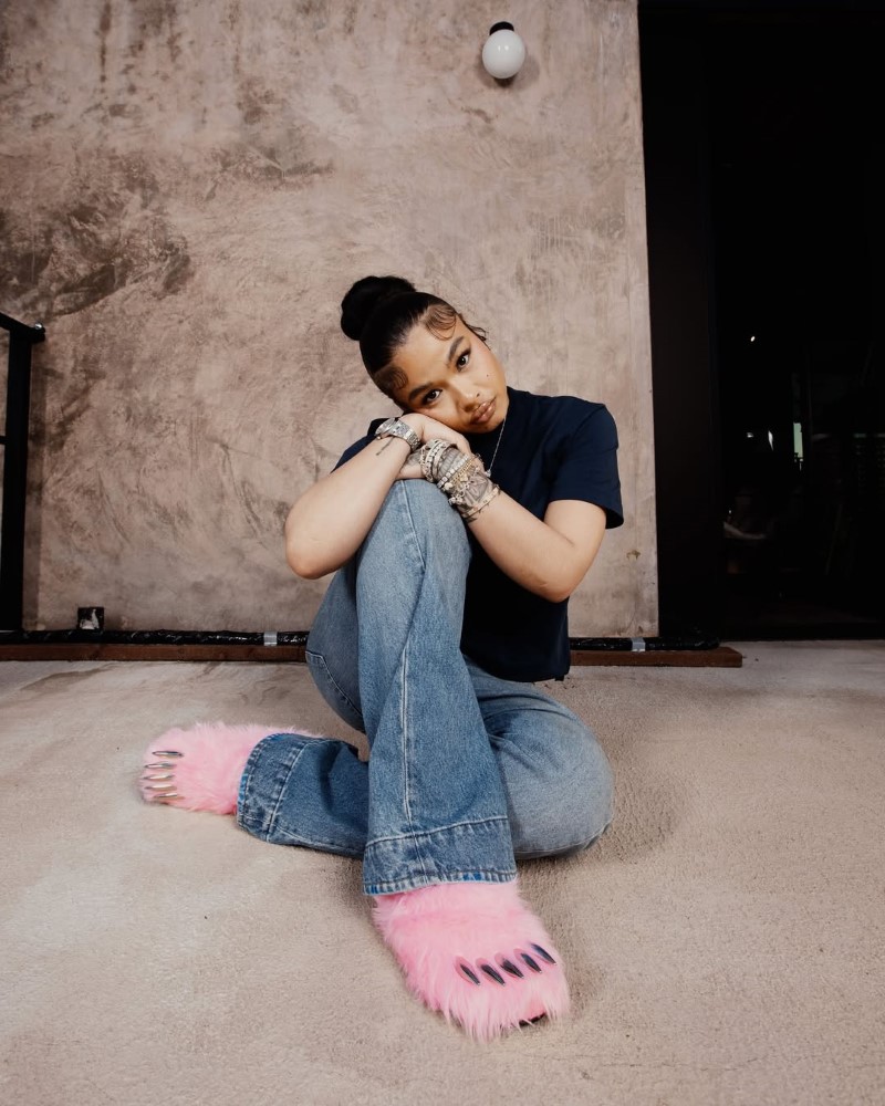 Bravest Studios Pink Bear Claws Mule " Valentine's Day"