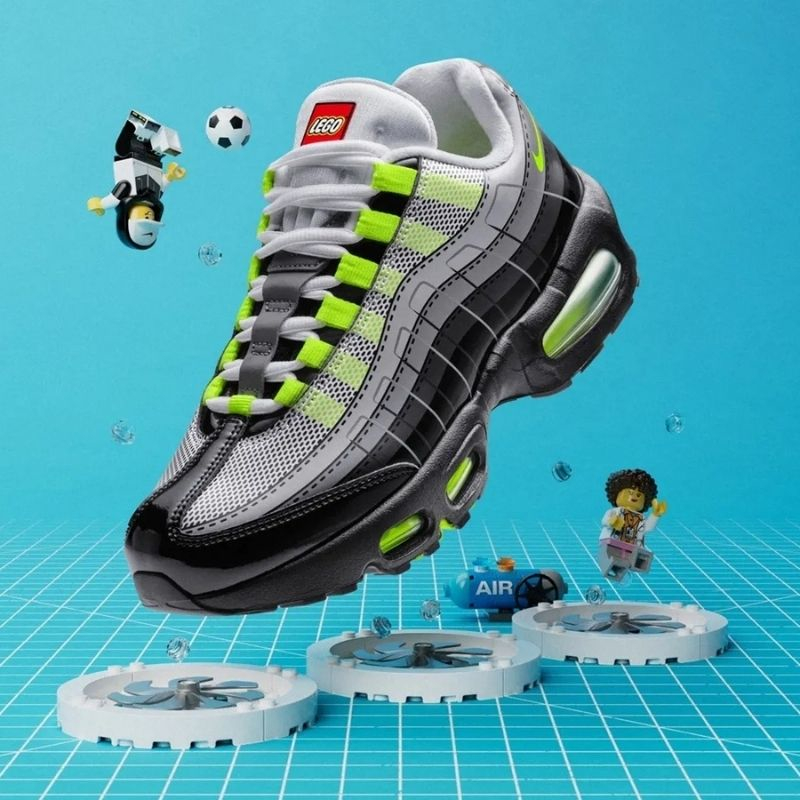 3月28日発売｜Nike Air Max 95 x LEGO®コレクション！イエグラをレゴ風にアレンジ