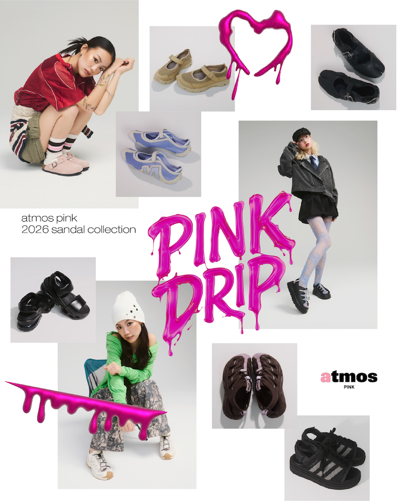 4月20日スタート｜atmos pinkの『2026 sandal collection』が始動！定番から新作モデルまで豊富なラインナップ