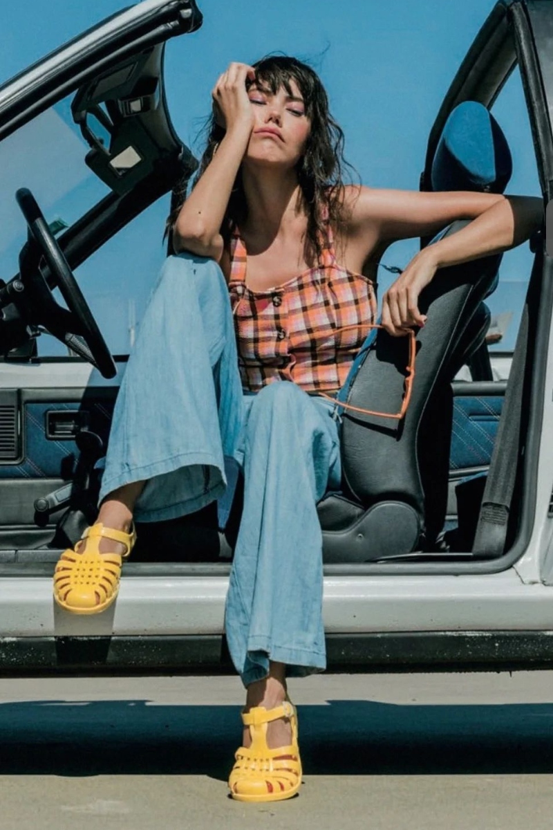 Jelly Sandals styling