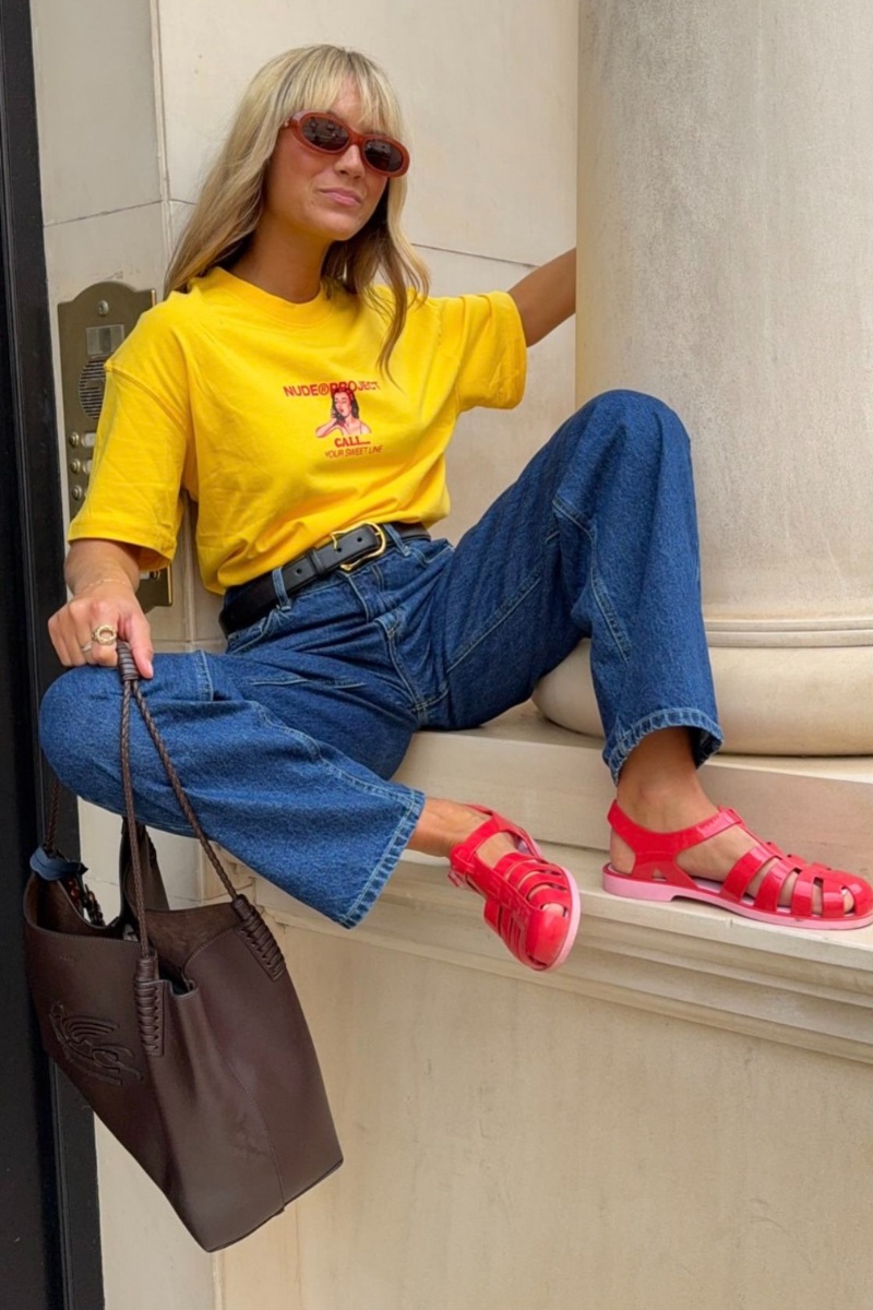 Jelly Sandals styling