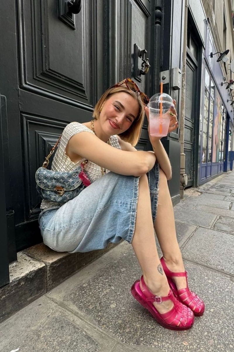 Jelly Sandals styling